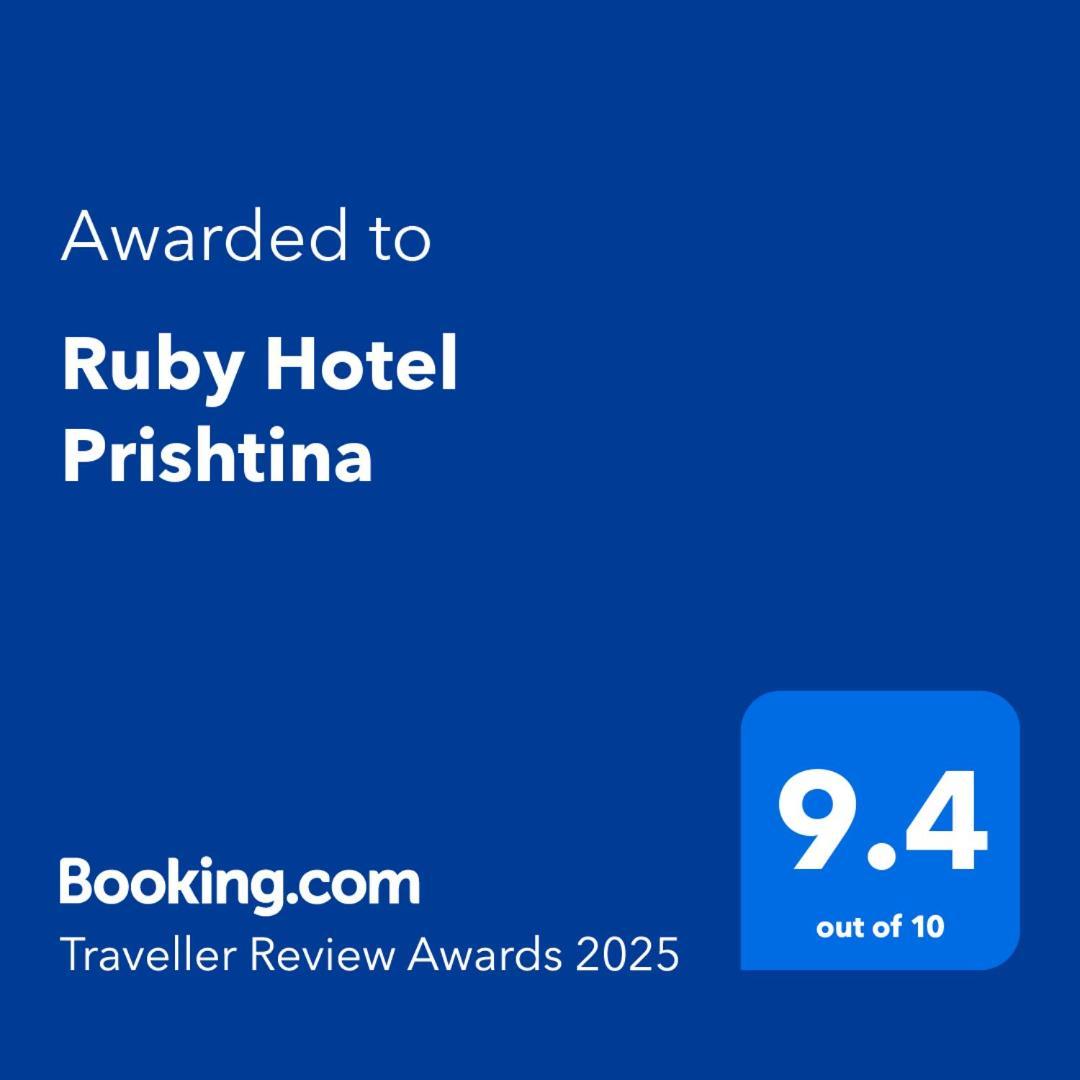 Ruby Hotel Prishtina Pristina Exteriör bild